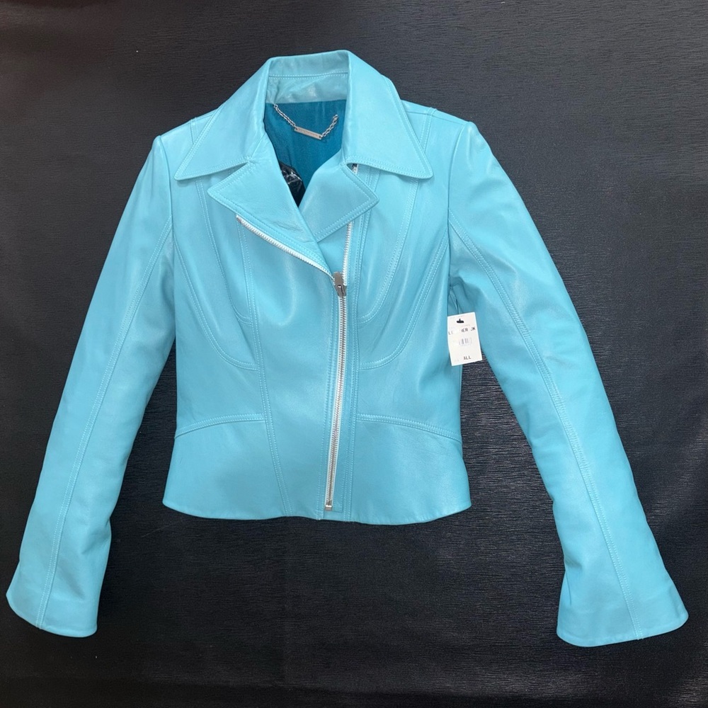 Elie Tahari Turquoise Blazer Jacket NWT Tailored Spring Career Jacket